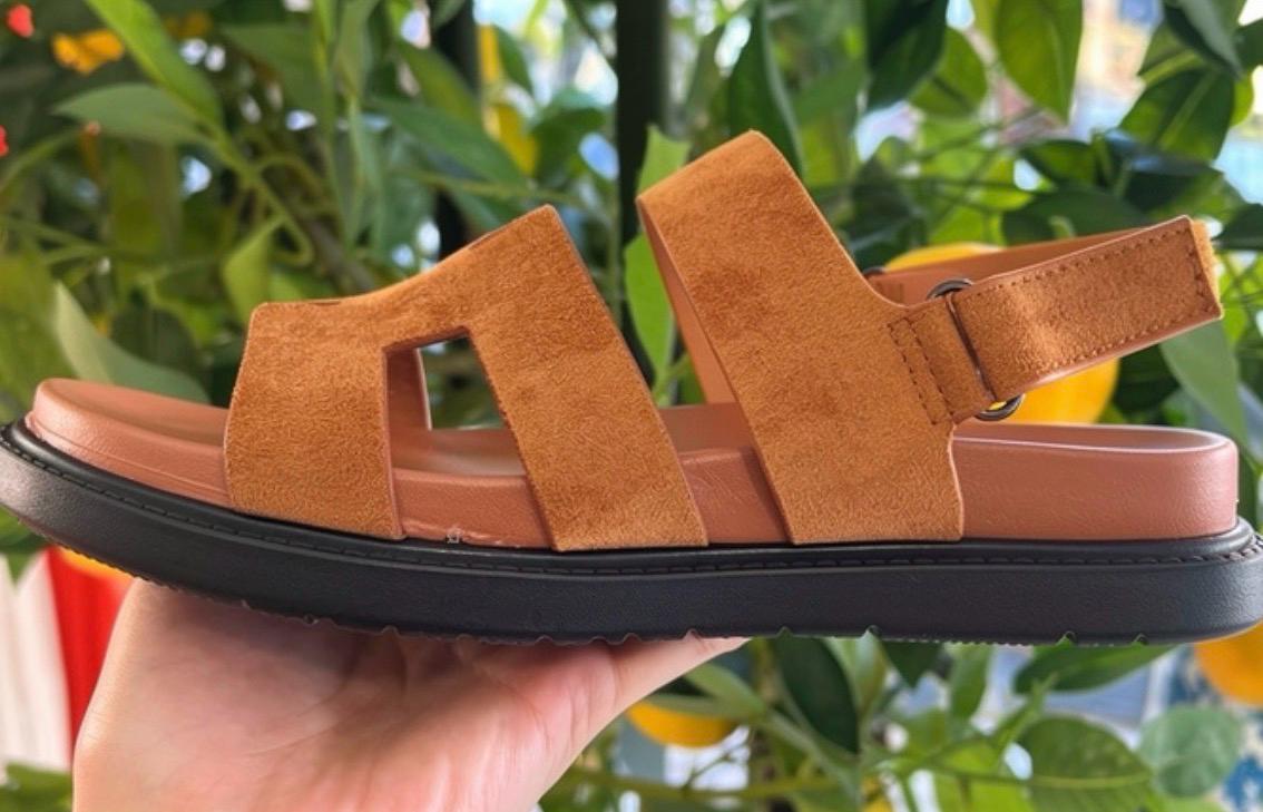 Sandalias de Gamuza